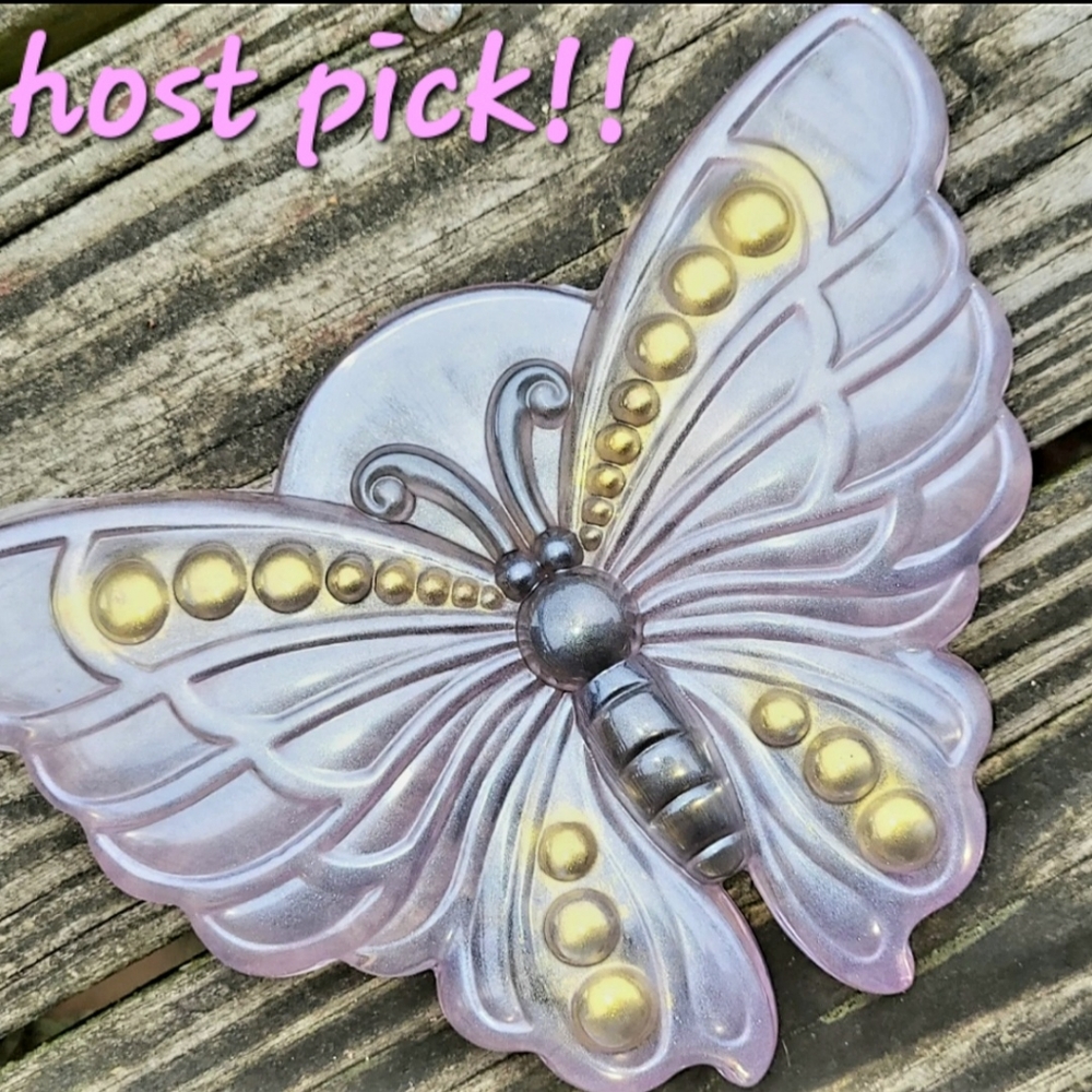 Pink resin Butterfly